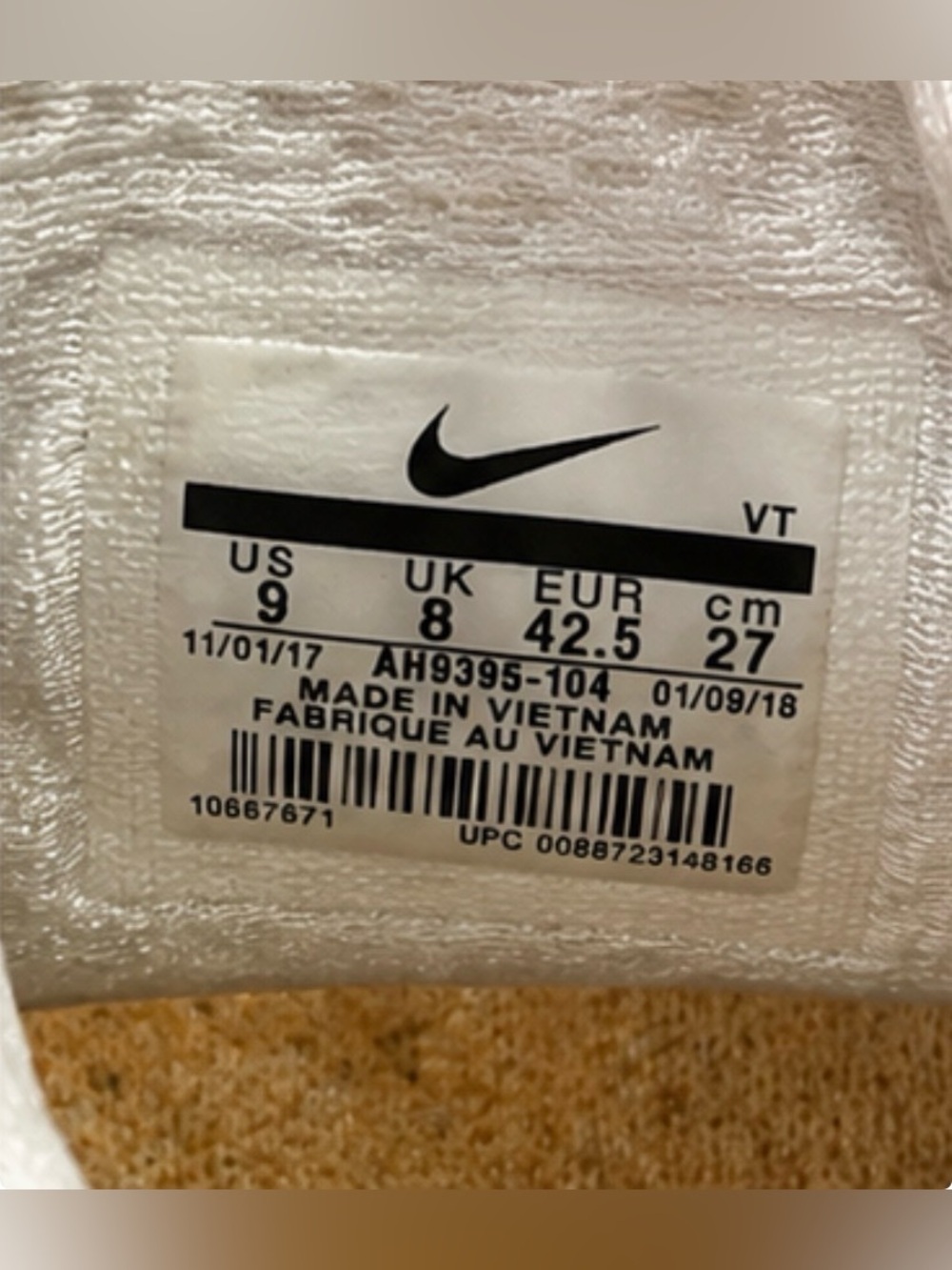 Nike Free TR 8 Training Shoes White/Blue Men’s Size 9 AH9395-104 Cross Training - Picture 6 of 6